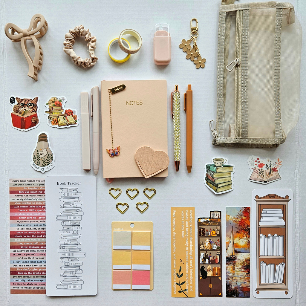 🍂 Soft Beige – Classic Bookish Bundle