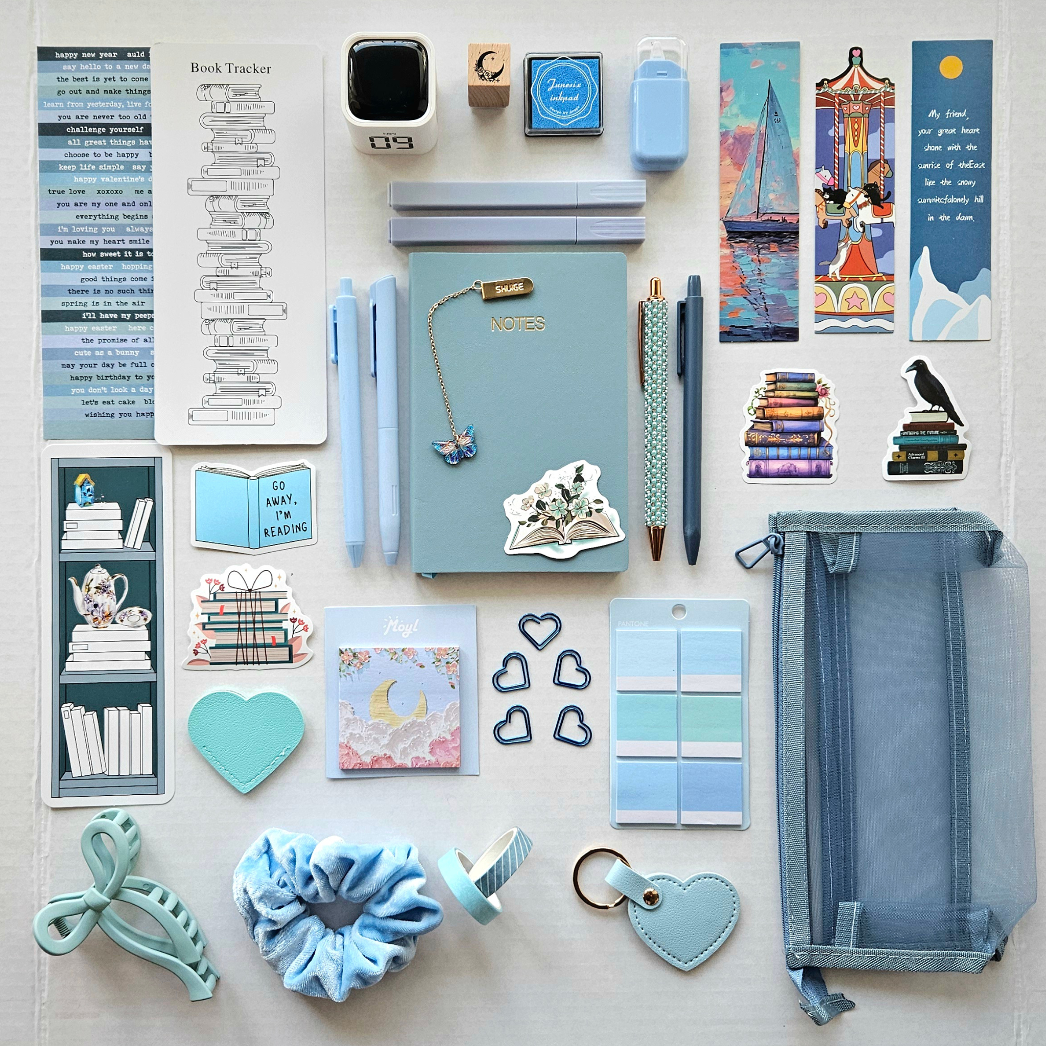 💎 Blue Daydream – Deluxe Bookish Bundle