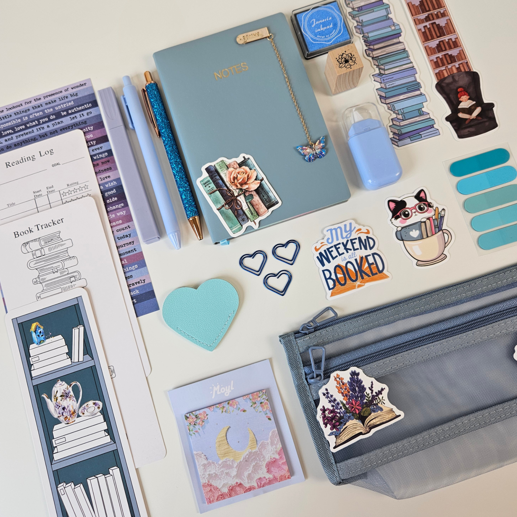 💎 Skyline Reading Kit – Blue Bundle