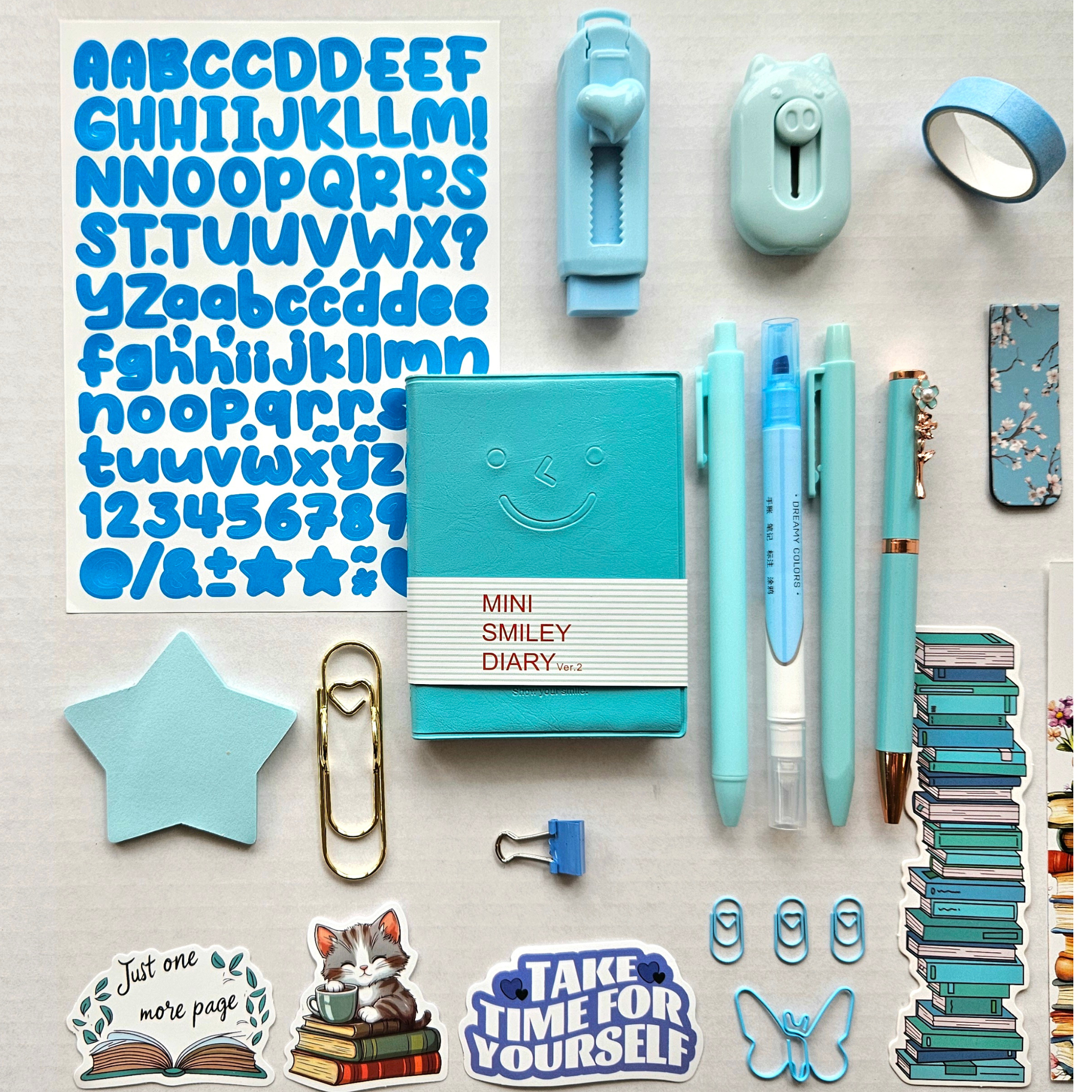 💧 Clear Sky - Blue Mini Bookish Bundle
