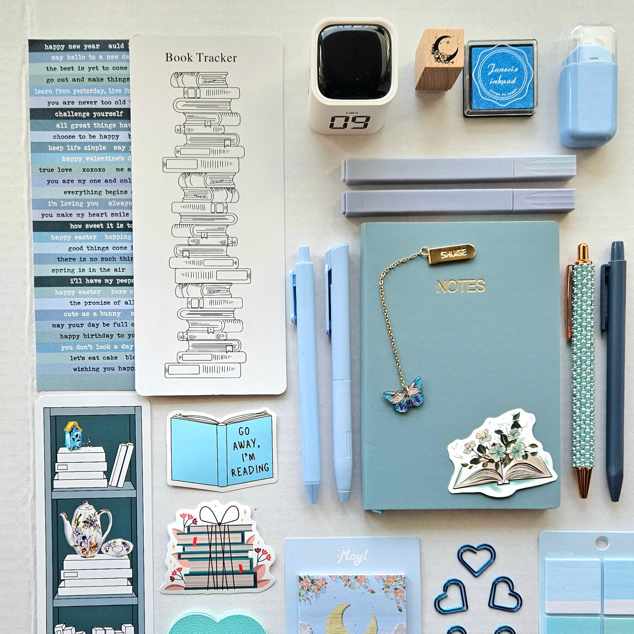 💎 Blue Daydream – Deluxe Bookish Bundle