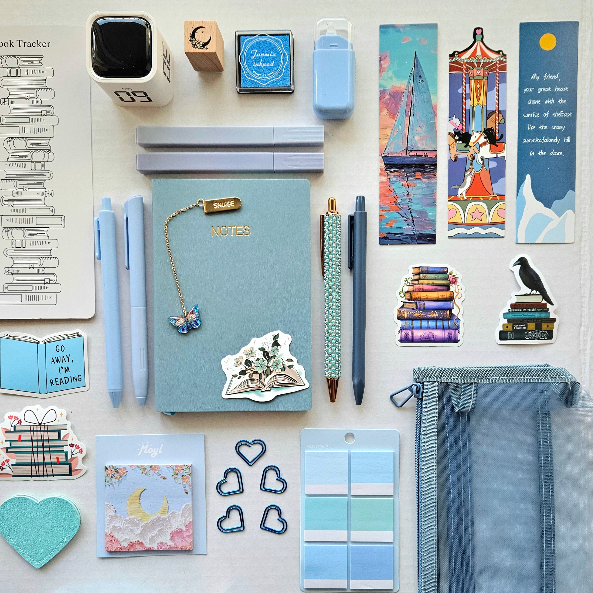 💎 Blue Daydream – Deluxe Bookish Bundle