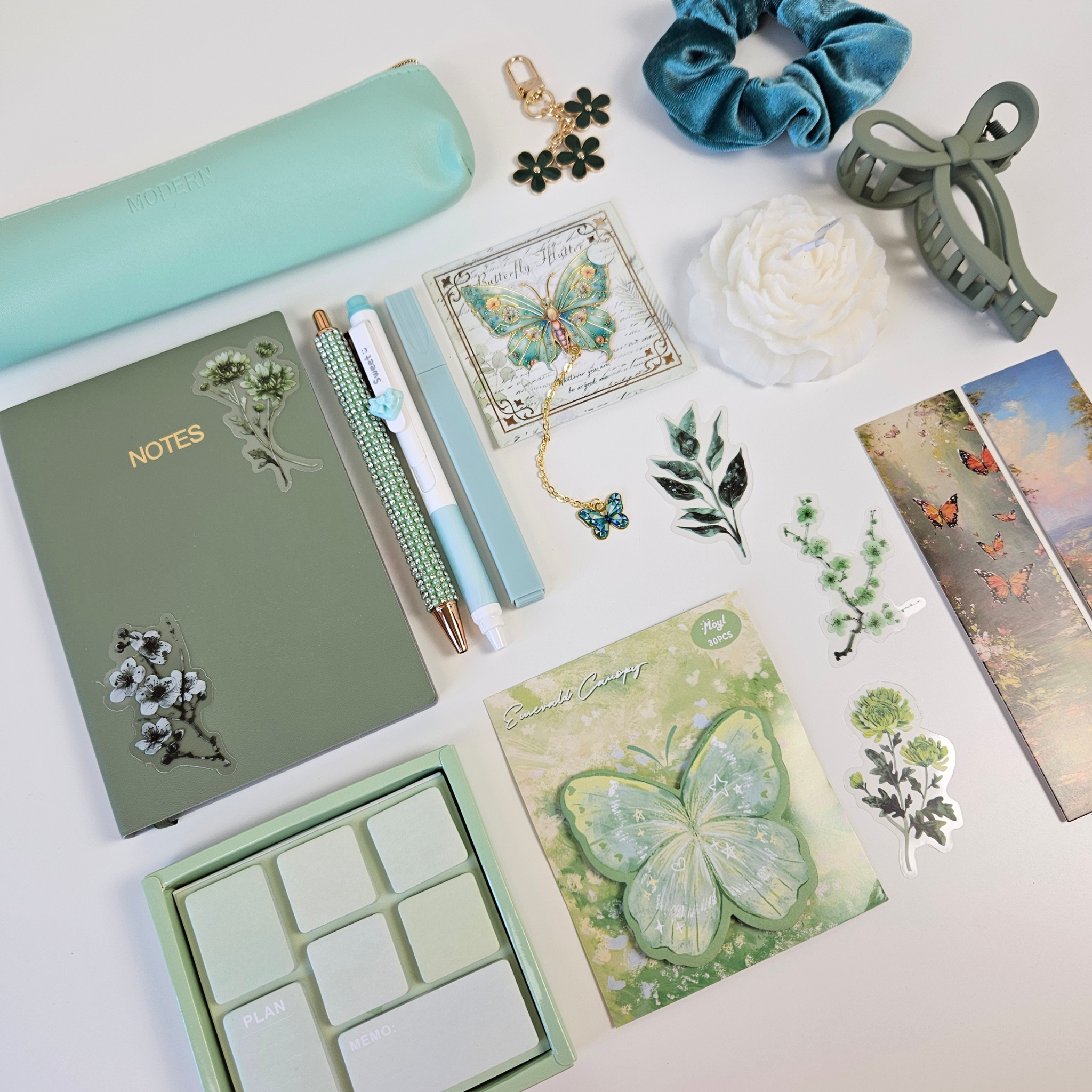🌿Soft Sage Moment – Green Bundle