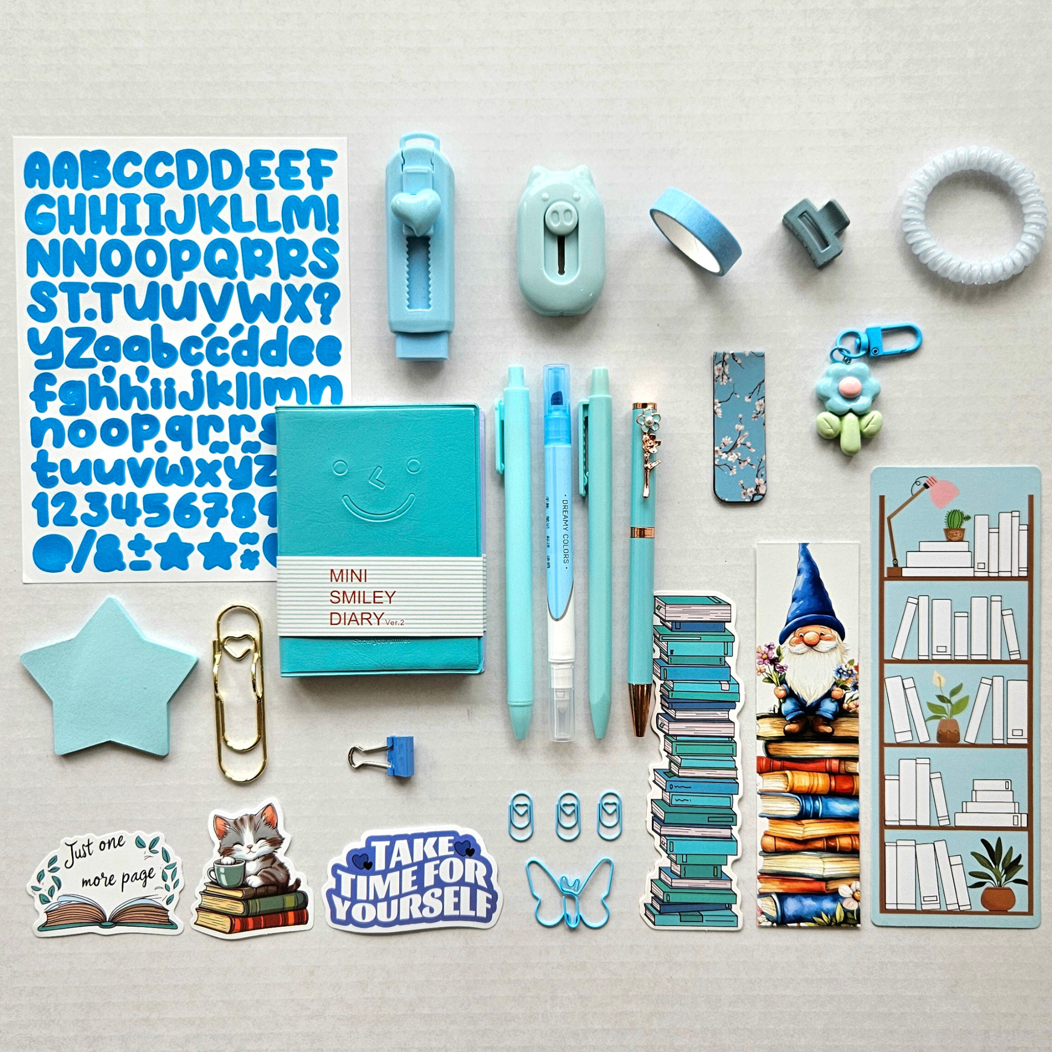 💧 Clear Sky - Blue Mini Bookish Bundle