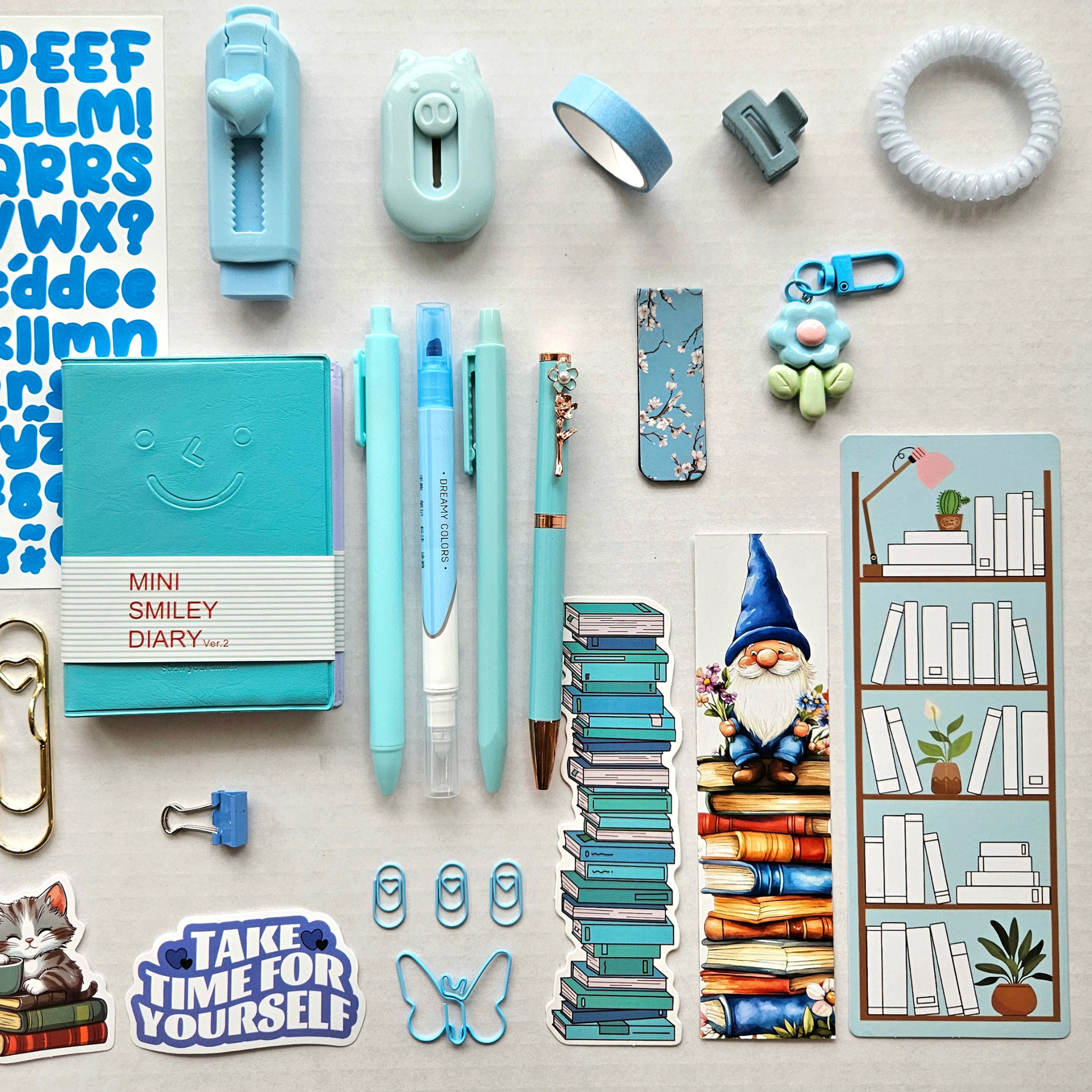 💧 Clear Sky - Blue Mini Bookish Bundle