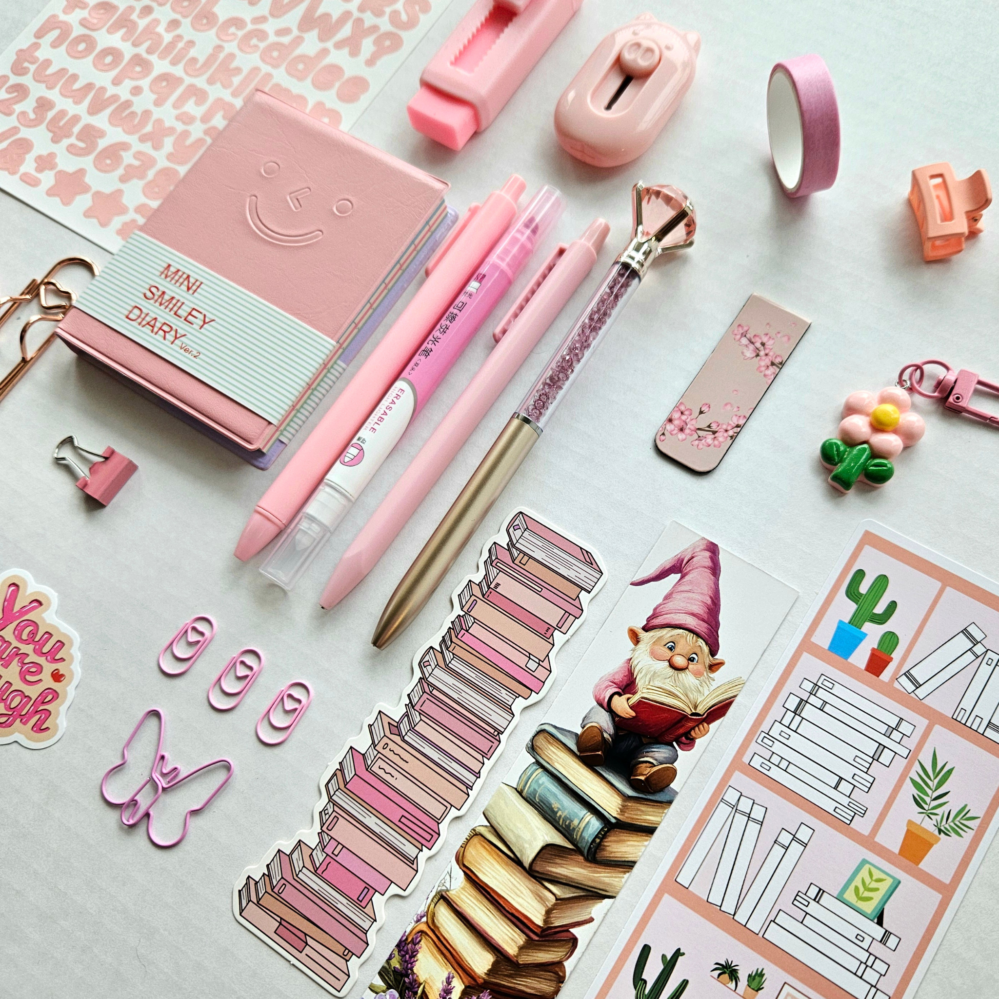 💗 Soft Touch - Light Pink Mini Bookish Bundle