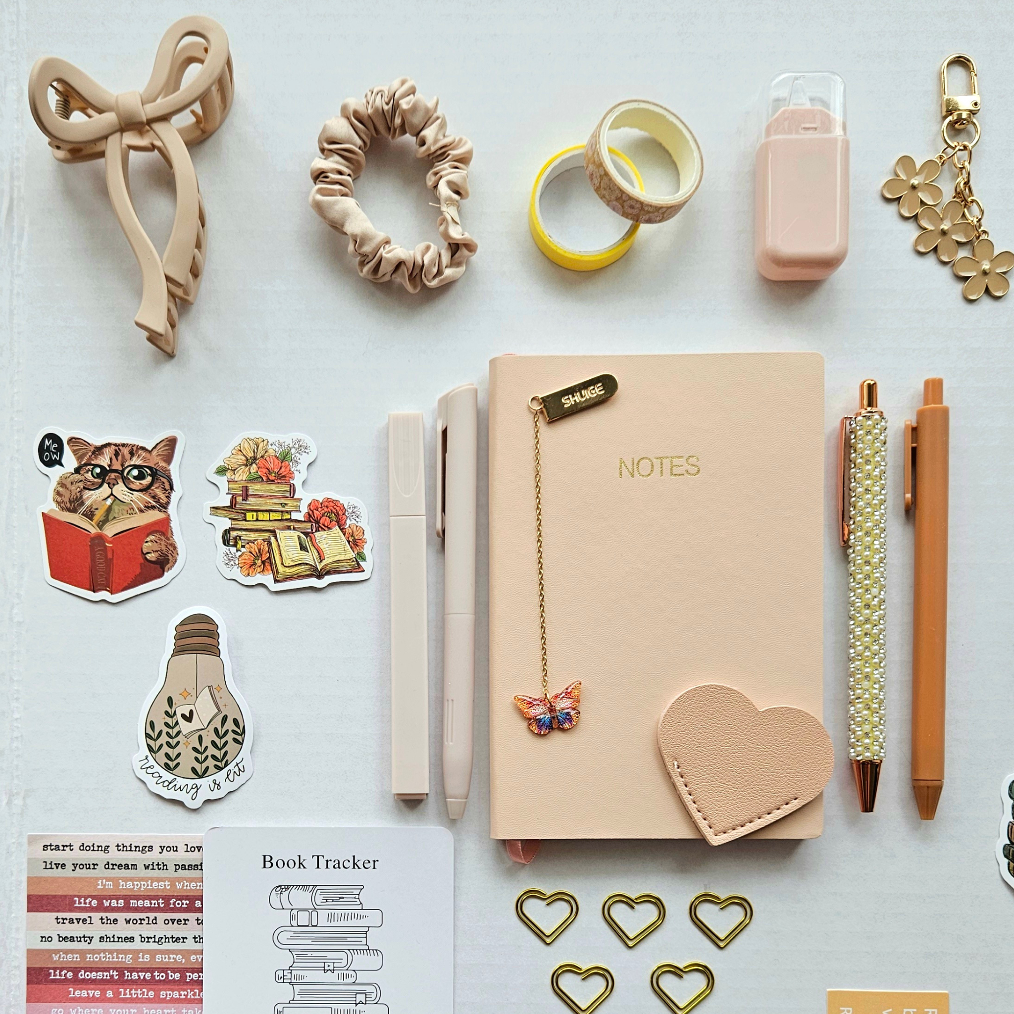 🍂 Soft Beige – Classic Bookish Bundle