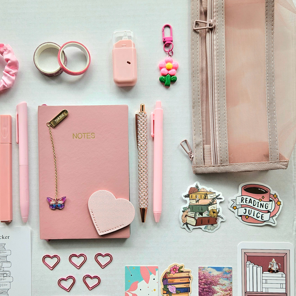 🌸 Soft Pink Romance – Classic Bookish Bundle
