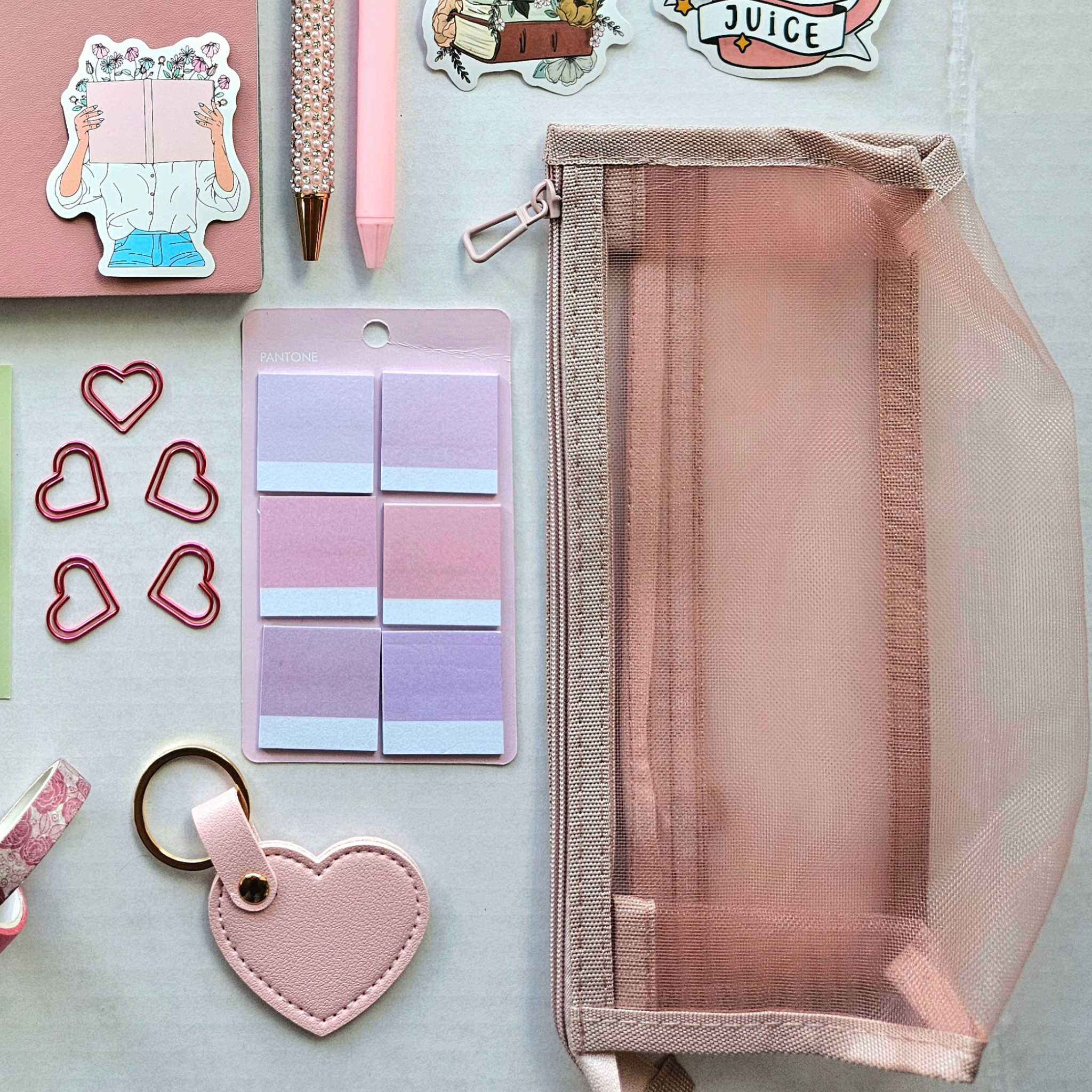 🌸 Soft Pink Romance – Deluxe Bookish Bundle